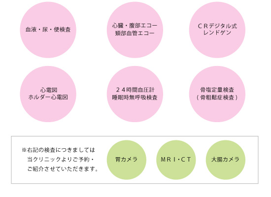 主な検査内容